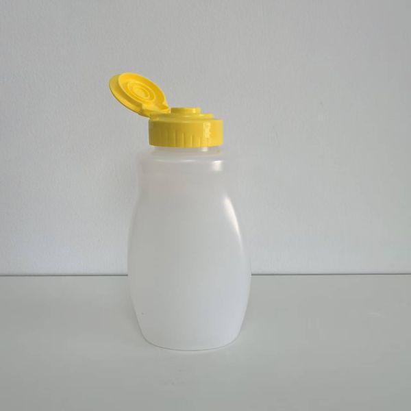 Screw Cap 330ml Hdpe Plastic Food Packaging Bottles Sauce Bottles Ketchup Squeeze Bottles Featuring Silk Screen Printing