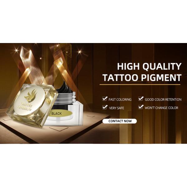 Макияж брови Microblading постоянный пигментирует сливк чернил татуировки карандаша для глаз