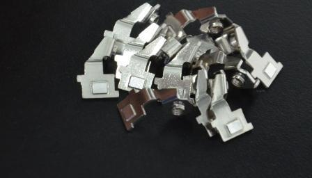 Spring Contact Metal Stamping Components Brass For Thermal Controller