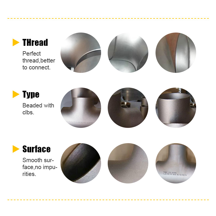 304/316L Stainless Steel Butt-Weld Elbow, Sch40/Sch80 Long Radius Fitting for Piping System