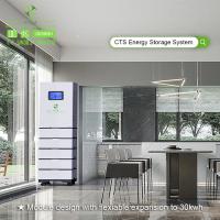 bateria de íon de lítio empilhável do armazenamento de energia 48v da casa da bateria lifepo4 100ah