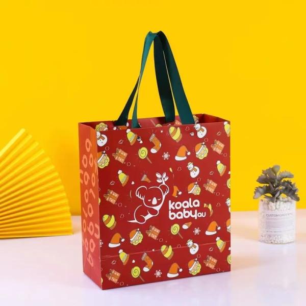 Marble Paper Bag For Clothing Store