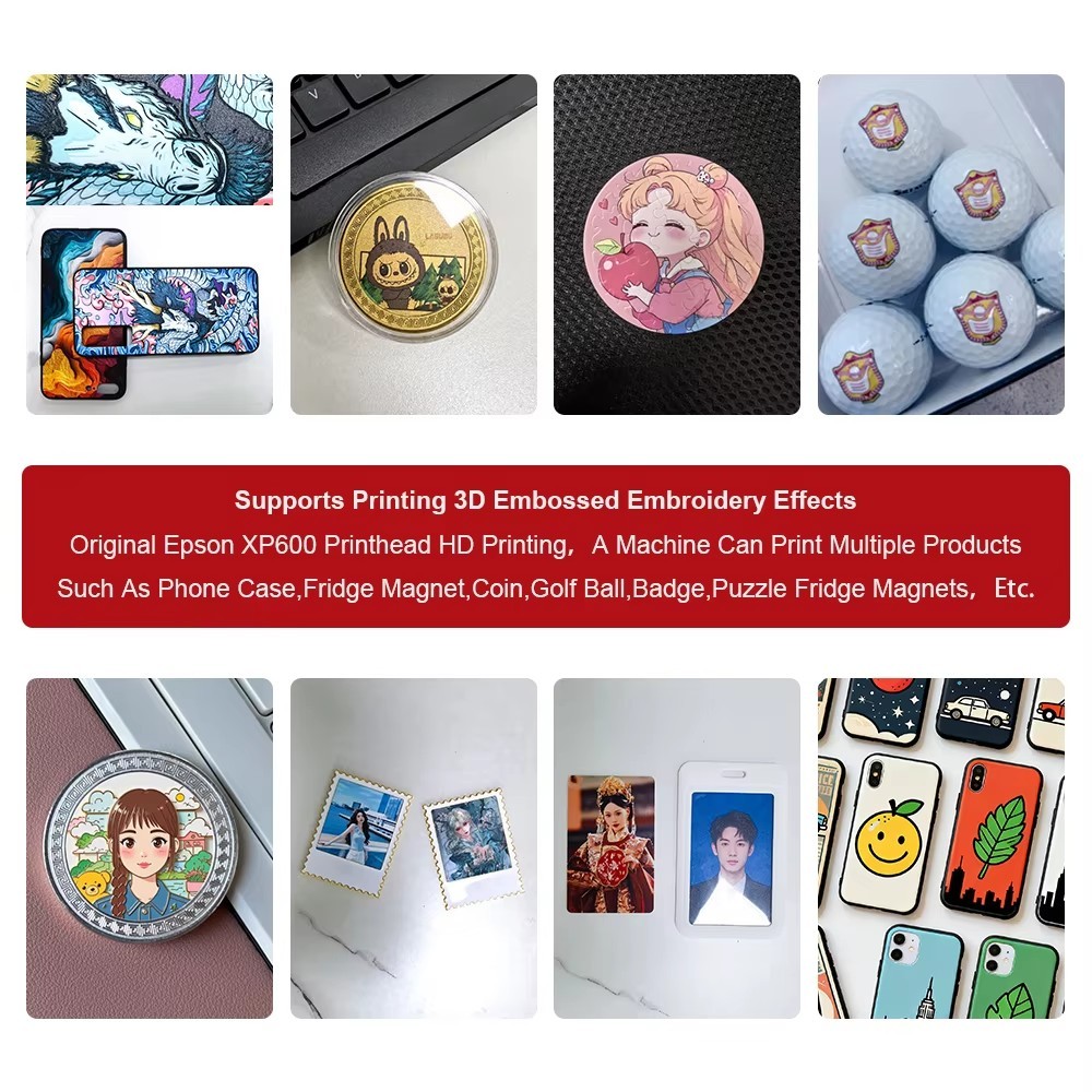 A5 UV Flatbed Printer DP308 46kg Packing Weight Safe Packaged Mini UV Printer for Export