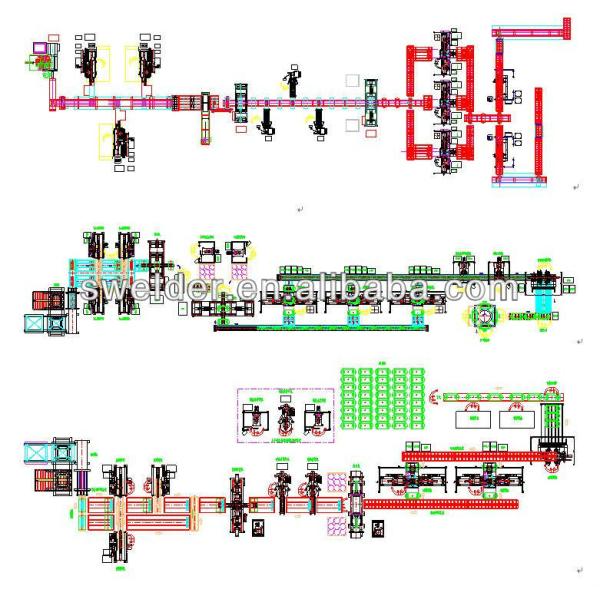 220V / 380V machine de soudage de réservoir d'eau industriel automatique personnalisé