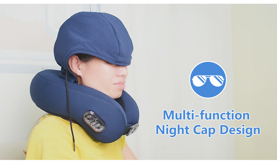 Portable Yoga Style Shoulder Coverage Air Compression Neck Stretching Thai Neck Massage Pillow