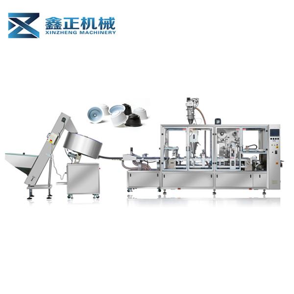 Industrial Four Lanes Coffee Capsule Packing Machine Europe Standard