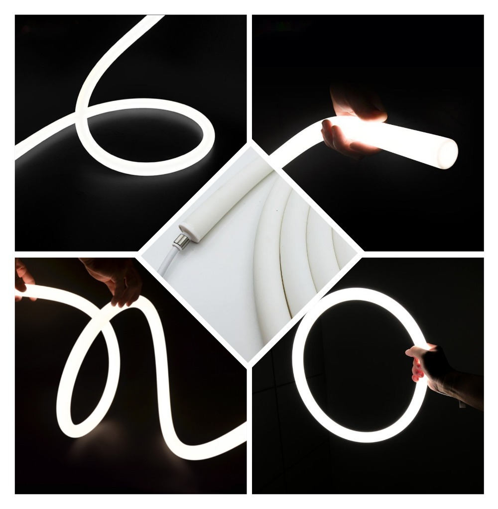 360 Degree D20mm LED Neon Flex Light Round Silicone Neon Tube for Signage Decorative