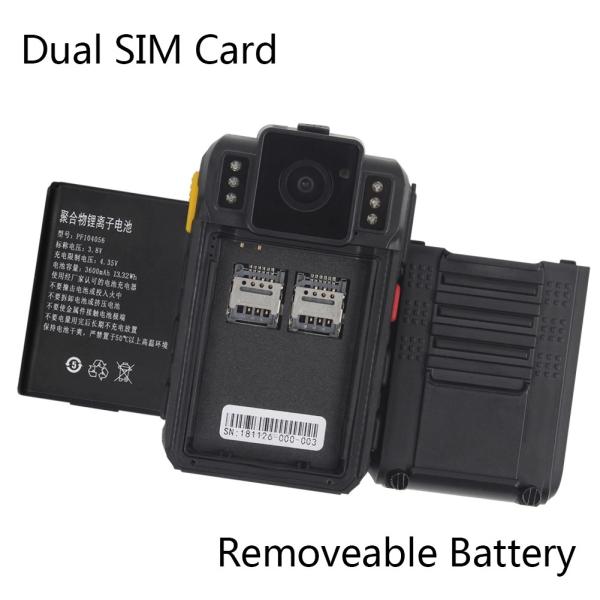 4G Android Police Should Wearing Video Body Pocket Camera Night Vision For Civilians