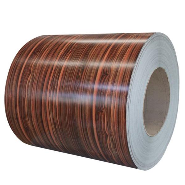 Wooden steel double side painting / 3D oak ppgi 0.45x1250mm