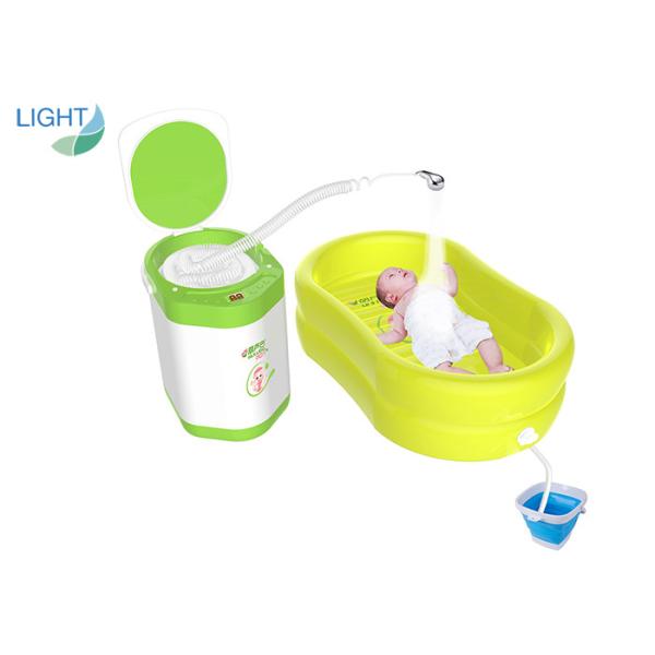 Lightweight Foldable Inflatable Baby Tubs Non Slip 20cm Height