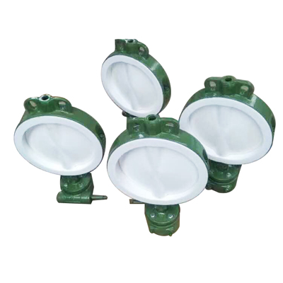 PFTE Lined Ball valve Butterfly valve check valve  stop valve Fluorine lined pipe fittings for Acid Chemical Tank
