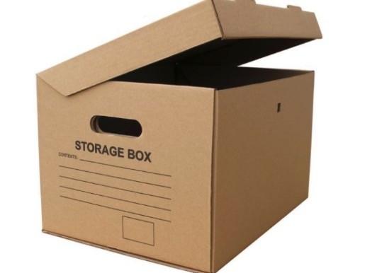 Waterproof Storage Boxes Cardboard For Packing Clothes Glossy Lamination