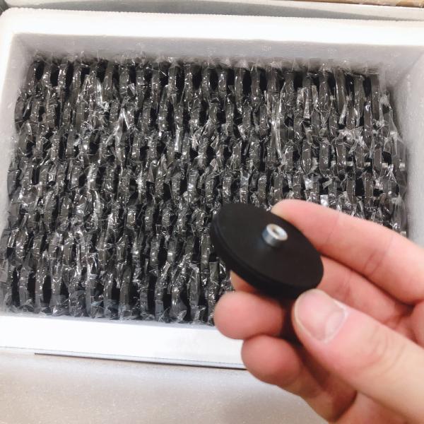 Магнит Decoiling резиновый покрытый с внешним стержнем 22mm 43mm 66mm 88mm