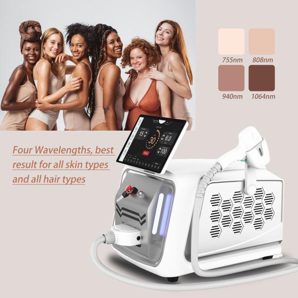 808nm 1064nm 755nm Diode Laser épilation machine de beauté portable avec MDSAP