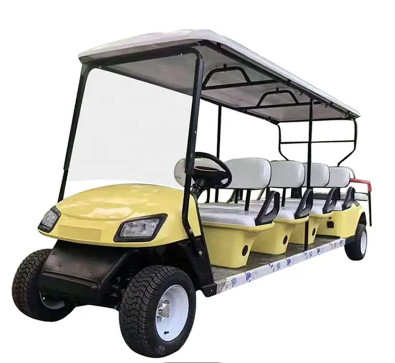 Chariot de golf rechargeable 72 volts 10 places 4x4 Poids 850kg