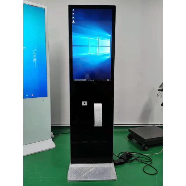 Дисплей Signage 43 цифров киоска экрана касания дюйма вертикальный с принтером билета