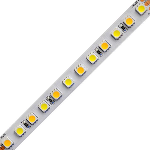 Цветовая температура 2700K CCT светов прокладки СИД Dimmable настраиваемая белая регулируемая к 6500K 5050