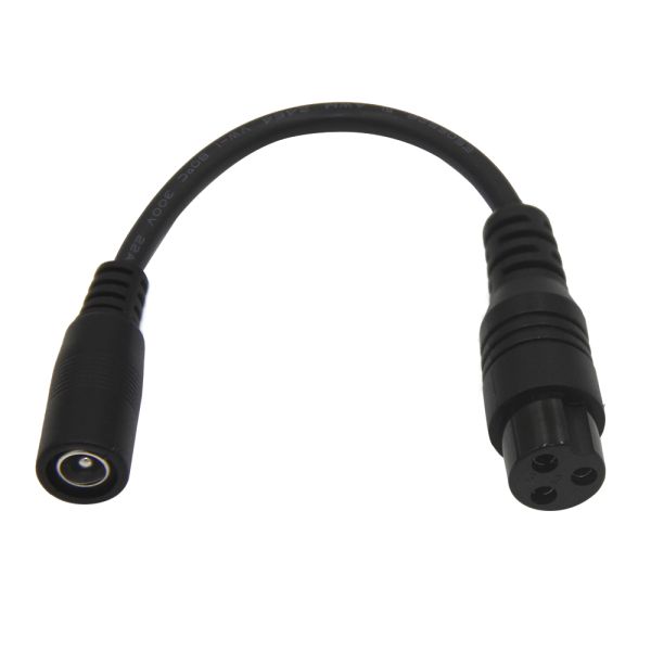 6.4inch Electric Scooter Cable Electric Scooter Parts Male Pin 3 Triangle Plug Connection Cable