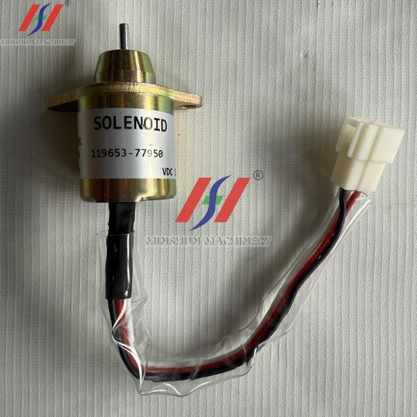 119653-77950 Fuel Shut-off Solenoid Valve - Suitable For Yanmar 4TNV Series Diesel Engines