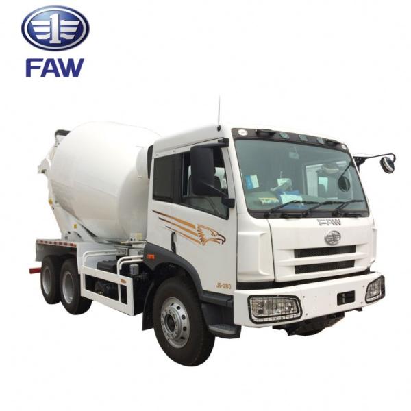 Small Self - Loading Concrete Mixer Truck JIEFANG FAW J5M 4*2 6*4