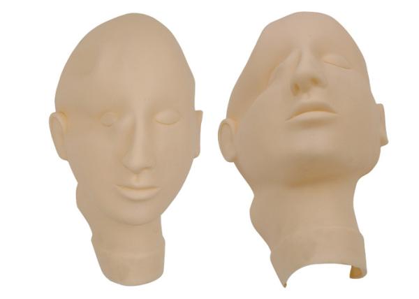 Máscara protetora flexível da pele da prática da tatuagem do silicone 3D, fácil lavar