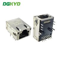Filtro integrado gigabit dos ethernet do transformador DGKYD811Q008FN9A2DB057 com a tira clara que protege o jaque modular do MERGULHO 12PIN
