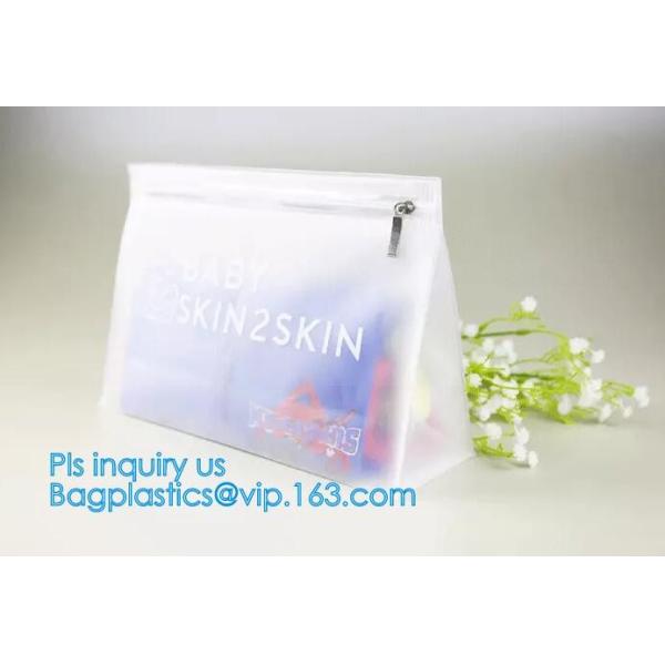 have fashion sense bag,classic cosmetic bag,space utilization,Pvc Document Clear Plastic Snap Button File Bag bagease