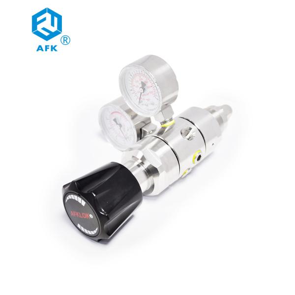 AFK R31 25MPa High Pressure Gas Regulator For Helium Chlorine Ammonia Argon Nitrogen