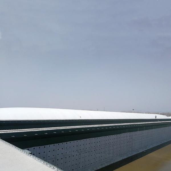 Rectangular Double Membrane Gas Holder For Lagoon Customized Size