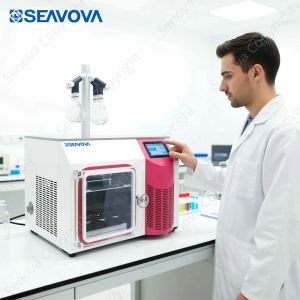 Manifold Programmable Benchtop Freeze Dryer -88C 3Kg Lab Lyophilizer