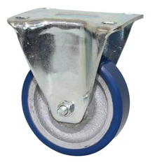 5 inch alu rims  rubber on aluminium casters fixed castors
