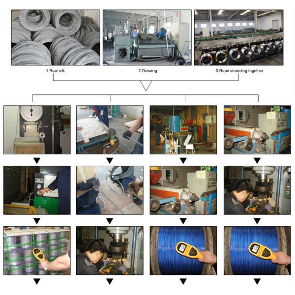 Cable de acero galvanizado de 10 mm para ascensor, acero de alto carbono de 2,5 mm a 15 mm