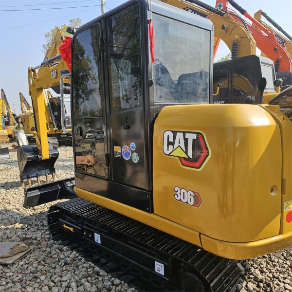 306e Использованный экскаватор Caterpillar Япония Подержанный экскаватор с землей