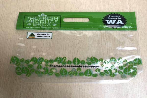 Custom Printing Fresh Fruit Bags Resealable Zipper Protection Antifog For Lettuce Packaging