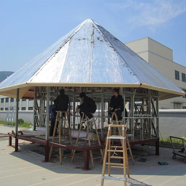 EU/USA/NZ/AU Standard Economic Low Cost Modern Prefab Steel Water Bungalow