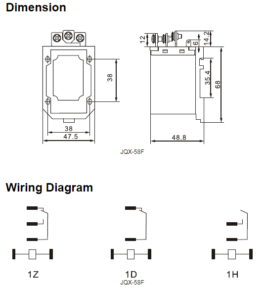 Jqx High Power 3pole Voltage Regulator Relay 5 Pins 12vdc