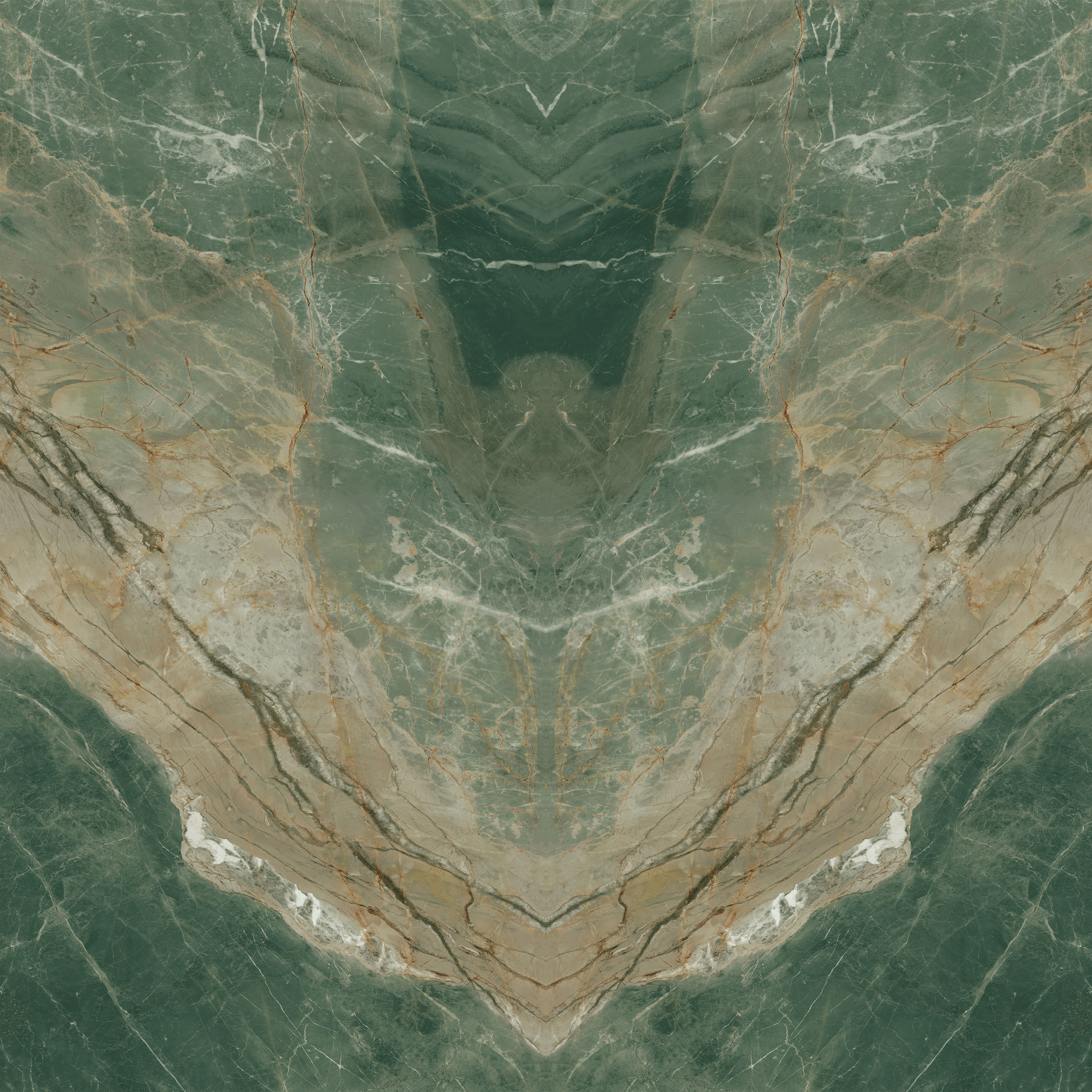 Stunning and Non-slip Green Polished 1600x3200x12mm Sintered Stone Slab AAA Grade for Project and Renovation