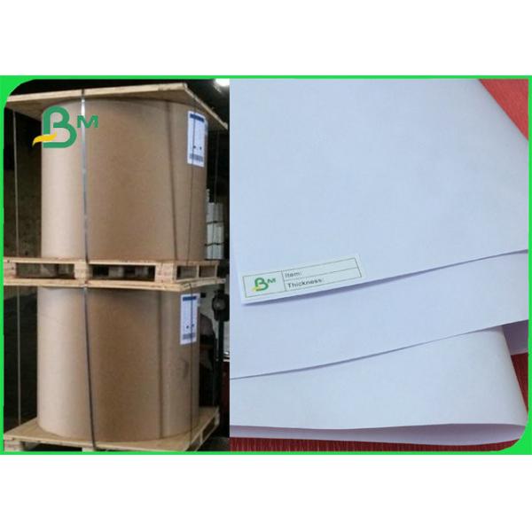 100% Wood Pulp Uncoated Copier Paper Rolls 70gsm / 75gsm In Large Size