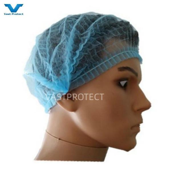 Disponível Azul 18g PP Clip Mob Bouffant Cap Para Processamento de Alimentos Disponível