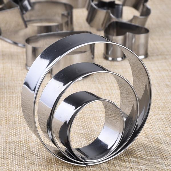 special gift stainless steel Heart shape cute cookie cutter set/cake cutter/special gift