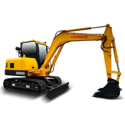 Micro Mini Excavator ZG065S Ergonomic Design With Spacious Driving Space