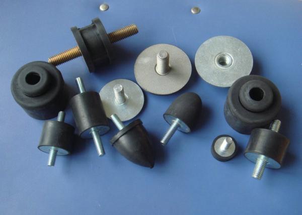 Custom Molded Rubber Shock Mounts with 40-60 Shore A Hardness and NBR Material for Industrial Vibration Dampening