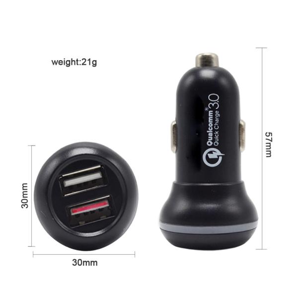 Quick Charger 3.0 Patent Portable  Intelligent Universal USB Car Charger for Iphone / iPod/Ipad/Samsung QCC202