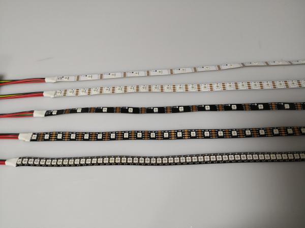 HD107s Pixel Rgb LED Flexible Strip Lights 5V 30/60/144 Pixels Per Meter Optional