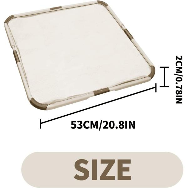 Dog Pee Pad Foldable Potty Training  Holder Portable Silicone Tray For Puppy Training