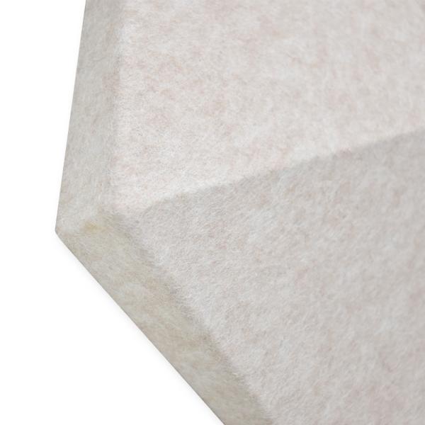 3D Hexagon Decorative Polyester Fiber Acoustic Board For Wall Covering
