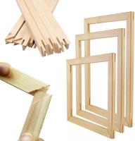 16 X 20 pulgadas de lienzo de madera barras de estiramiento kits con accesorios para pintura al óleo arte de pared