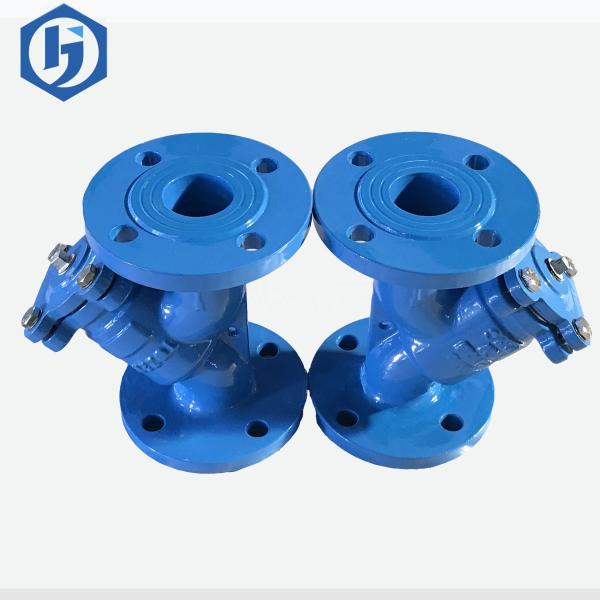 Cast Iron Y Type Strainer Double Flange Water , Stainless Steel Y Strainer