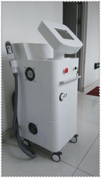 White Two Handles E- Light Hair Removal Machine 3 Years Warranty