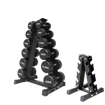 Triangle Dumbbell Stand Dumbbell Placement Stand Gym Dumbbell Stand Fitness Equipment